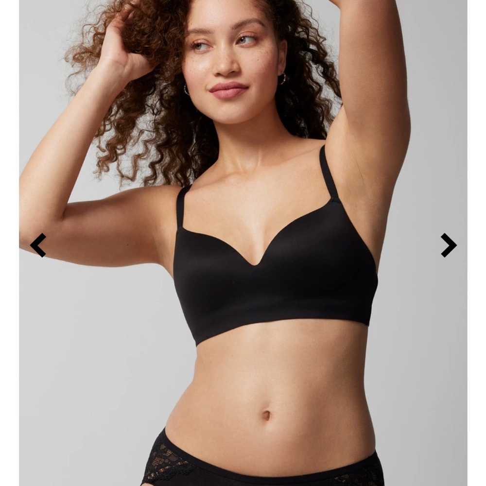 Soma Enbliss Wireless Bra Black 34DD EUC